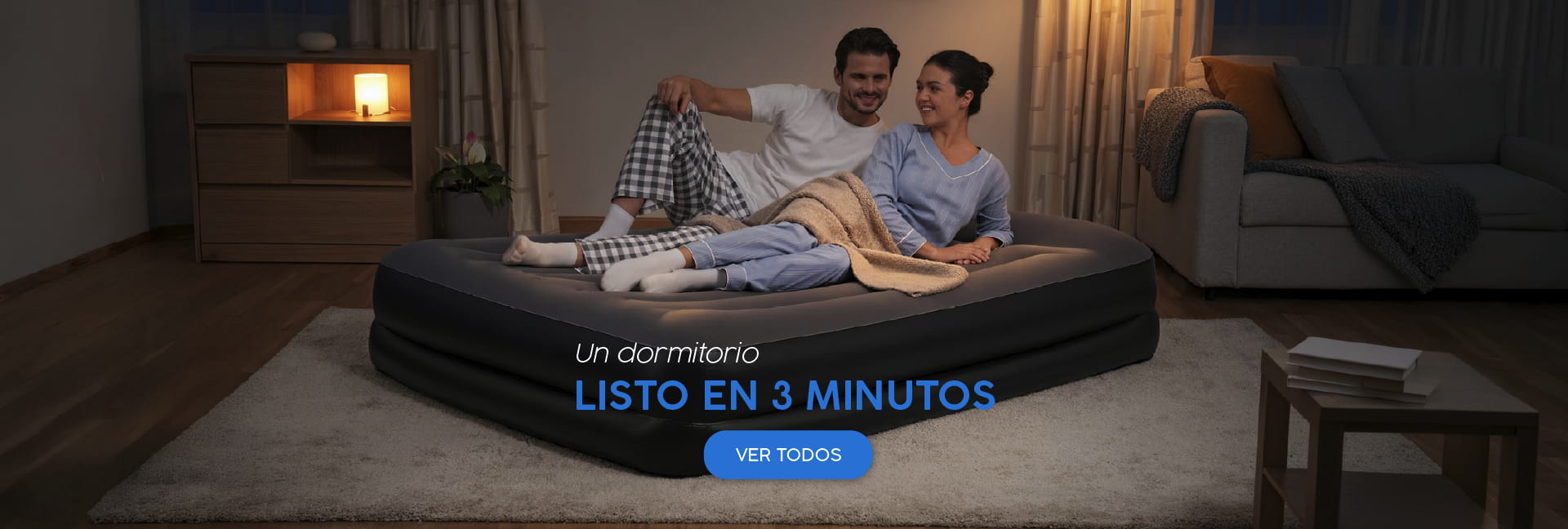 Colchón hinchable de matrimonio